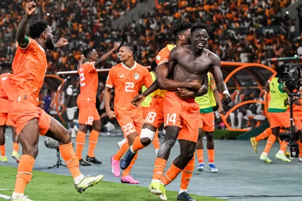 Very naughty! Hosts Ivory Coast won 2-1 in extra time to advance to the AFCON semi-finals.